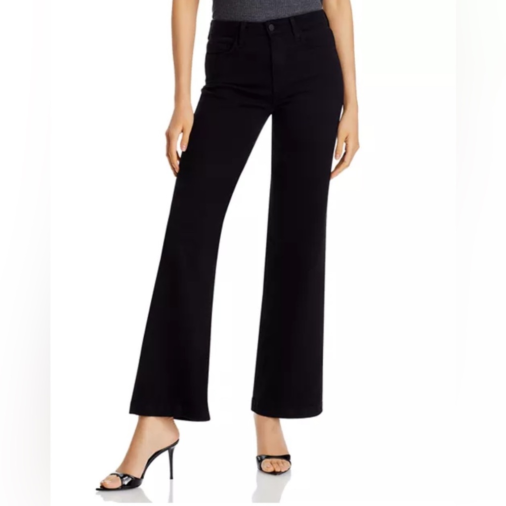 L’AGENCE wide leg black jeans size 25 scottie